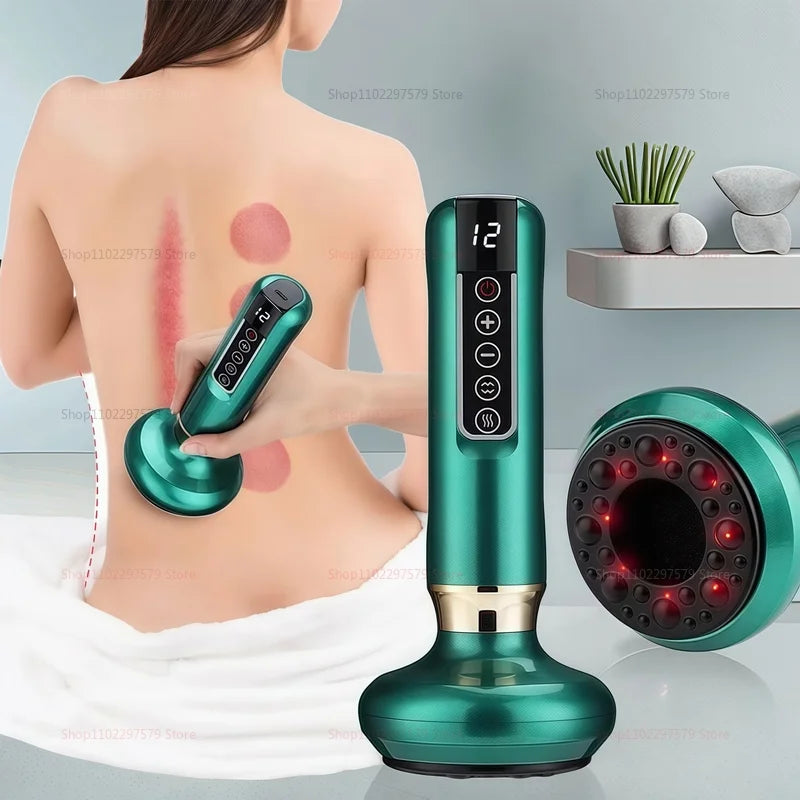 Electric Meridian Brush, Whole Body Universal Massager, Beauty Salon Cupping and Sha Absorption Instrument, Intelligent