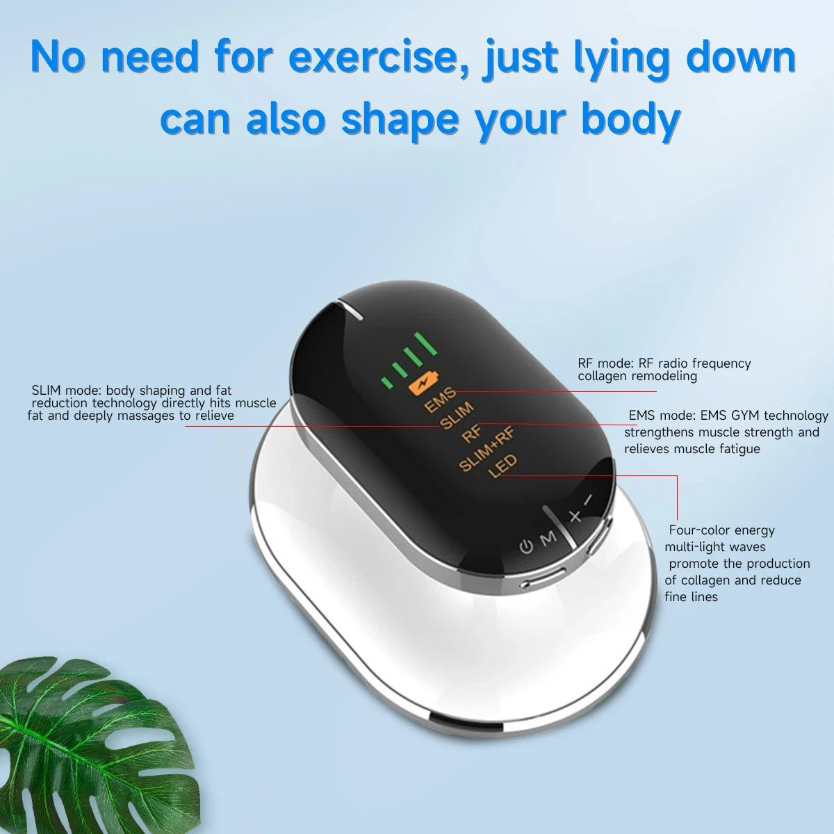 Cellulite Massager Remover Body Sculpting Machine Cordless Electric Body Slimming Massage for Belly Waist Arm Leg Butt