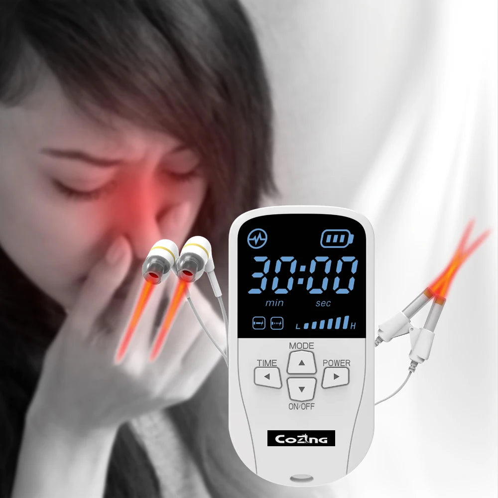 Tinnitus Ear Laser Therapy 650Nm Irradiation Laser Physiotherapy Earplug Otitis Media Deafness Treatment USB Interface